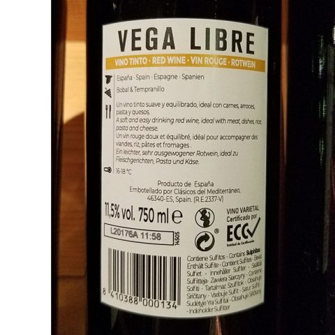 VEGA LIBRE Tinto (Red)