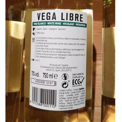 VEGA LIBRE Tinto (Blanco)