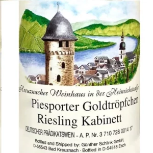 Wt01 Kreuznacher Weinhaus Piesporter Goldtropfchen Riesling Kabinett