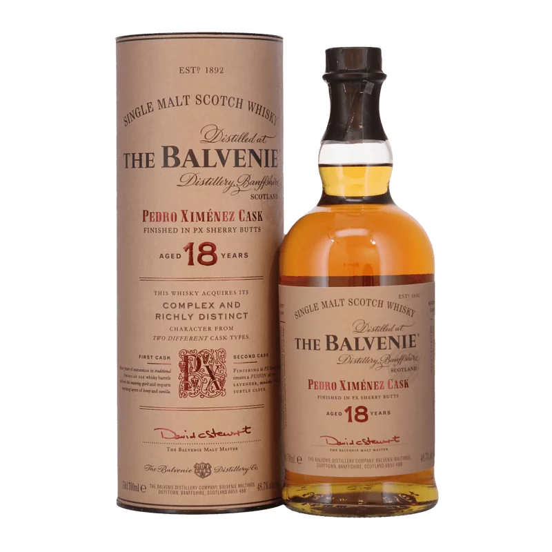 百富18年PX雪莉桶單一純麥威士忌 Balvenie Pedro Ximenez Cask 18 Years Single Malt Whisky