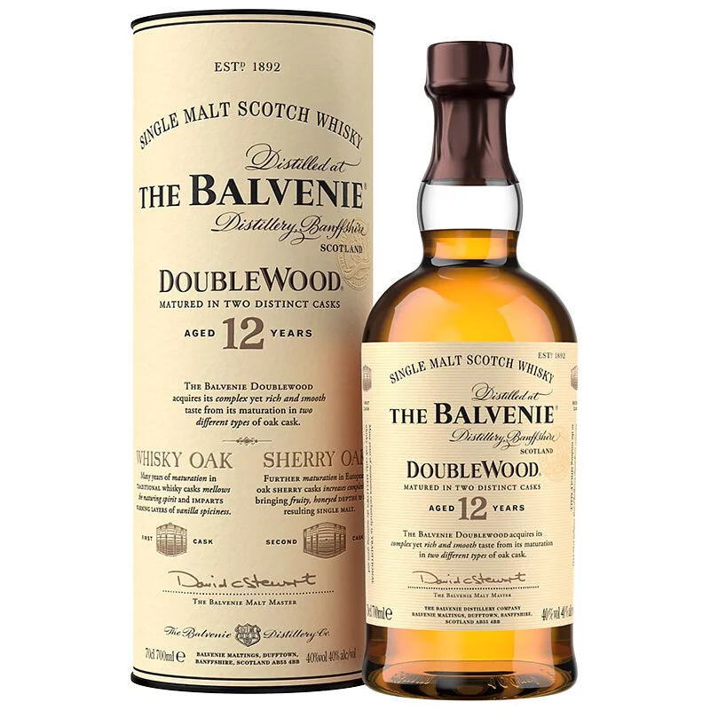 百富12 年雙木桶單一純麥威士忌 Balvenie Doublewood 12 Years Single Malt Whisky
