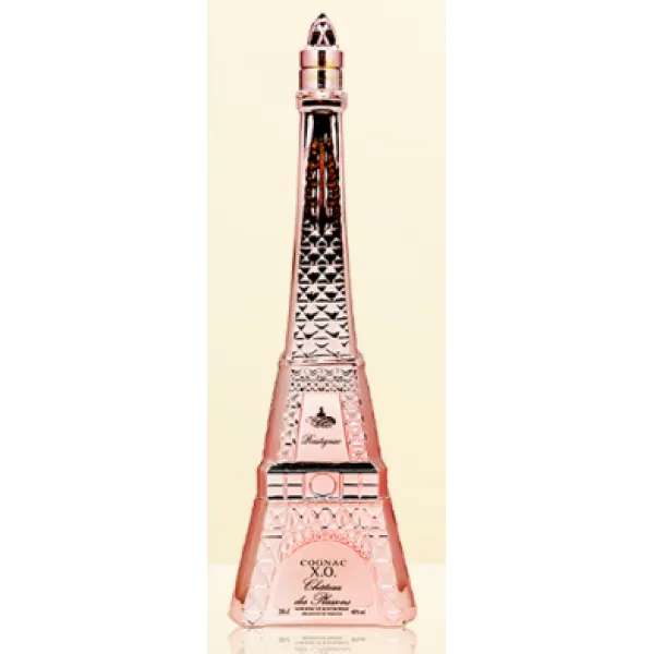 威利來巴黎鐵塔粉金XO干邑白蘭地 Rastignac Eiffel Tower Rose Gold Xo Cognac 2000ml