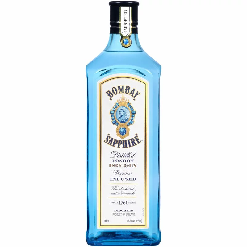 Bombay Sapphire London Dry Gin 1000ml (1000ml x 12)