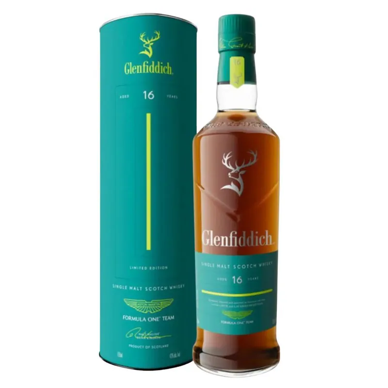 格蘭菲迪 16年 Aston Martin F1 限量版 單一純麥威士忌 Glenfiddich 16 Years Old Aston Martin Formula One 2025