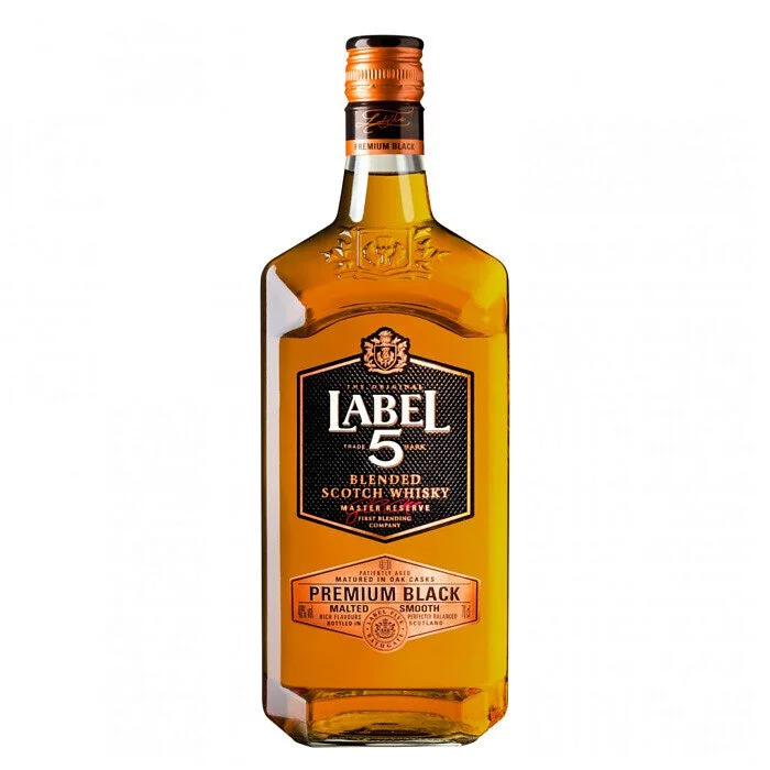 Label 5 Premium Black Blended Scotch Whisky